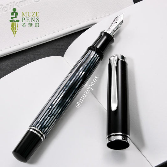 Pelikan M605 Fountain Pen - Tortoiseshell Black (2022 Special Edition)  活塞鋼筆 - 玳瑁黑