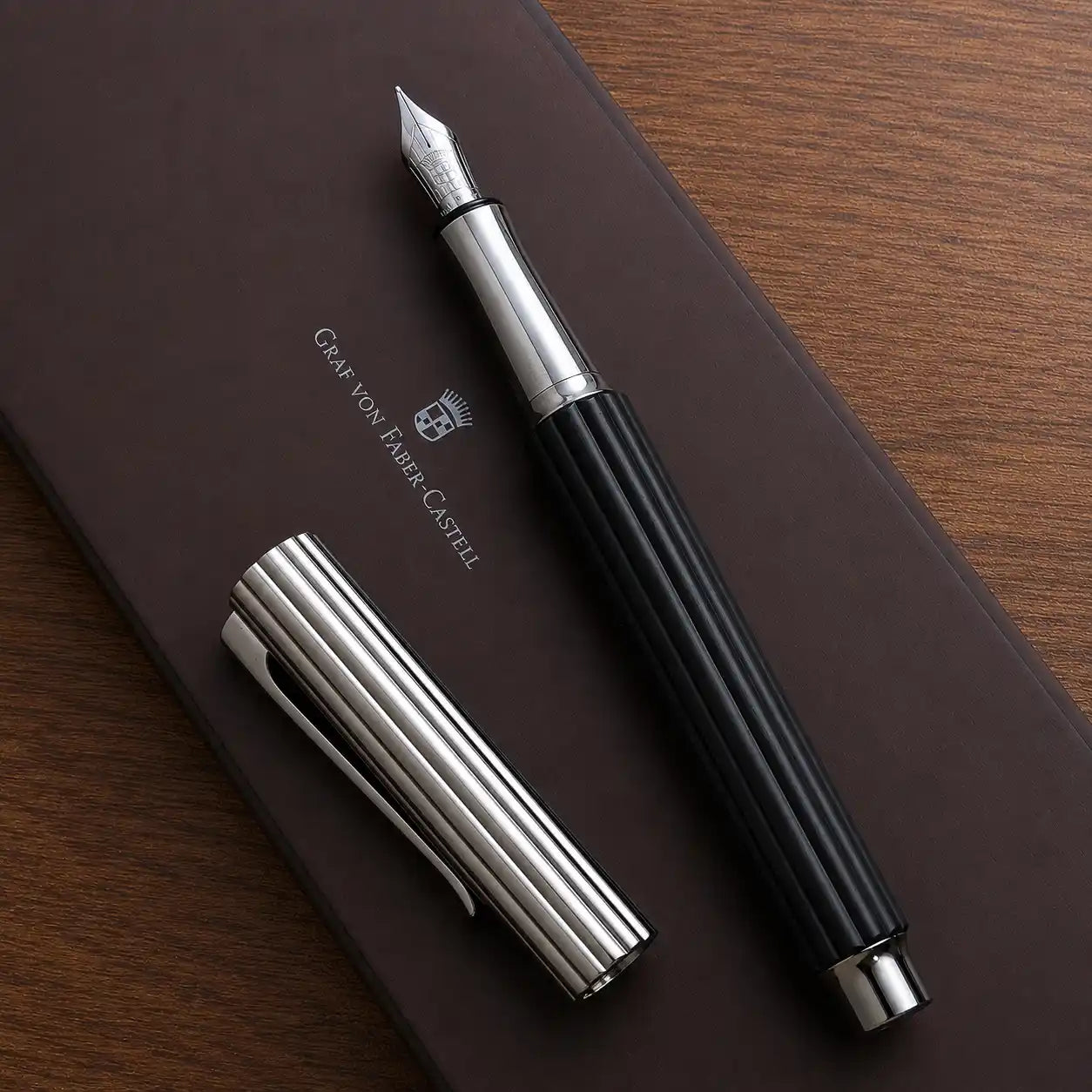 Graf von Faber-Castell Bloom Ebony Fountain Pen - Ebony