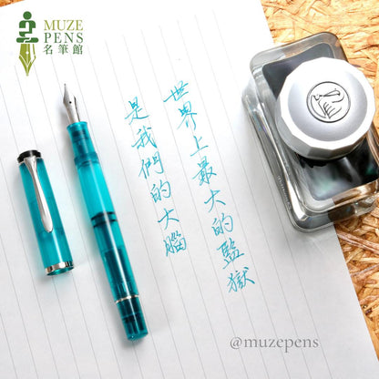 Pelikan M205 Fountain Pen & Ink Gift Set - Apatite (2022 LE)  活塞鋼筆 － 藍磷灰石