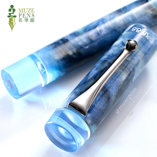 Opus 88 Demo Eyedropper Fountain Pen － Sapphire