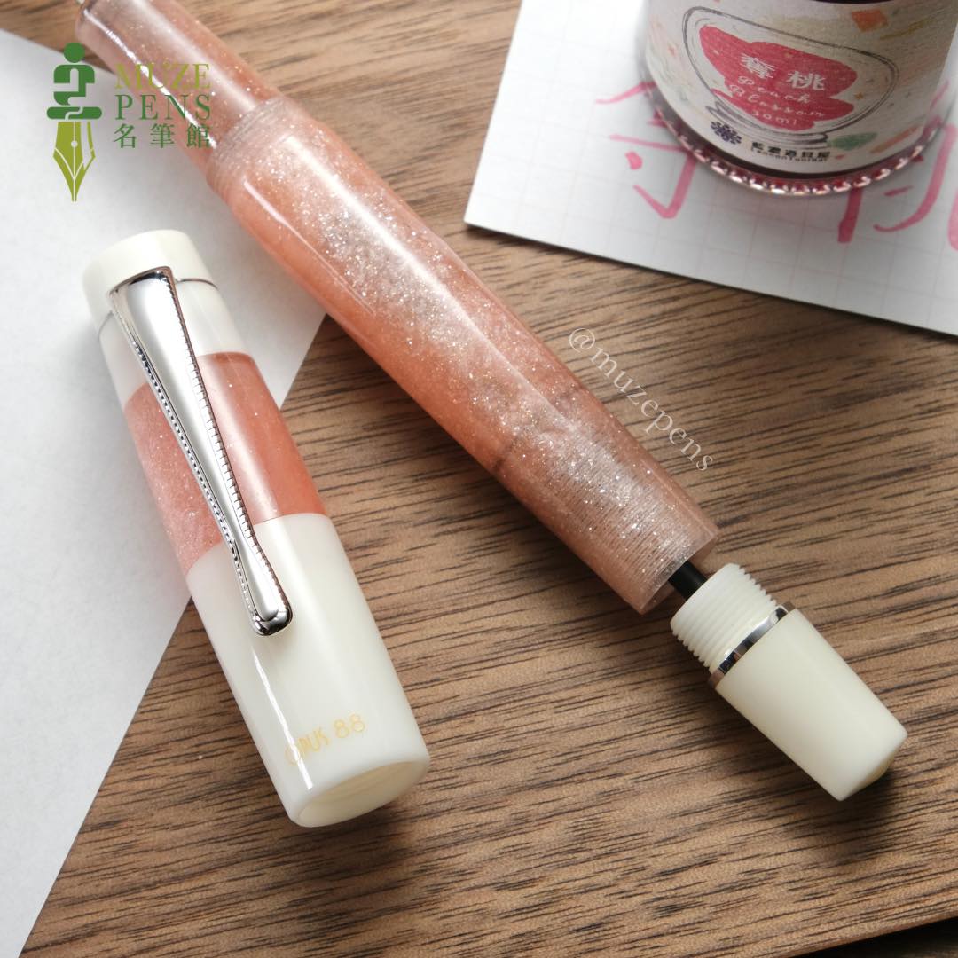 Opus88 Koloro Eyedropper Fountain Pen － Pink