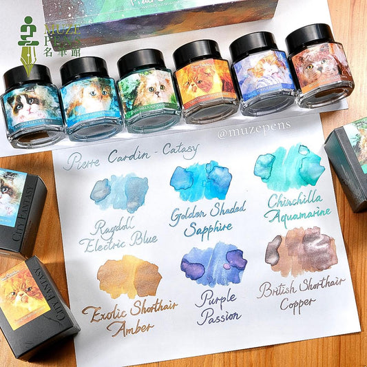Pierre Cardin City Fantasy Colours of Catasy Ink - Chinchilla Aquamarine