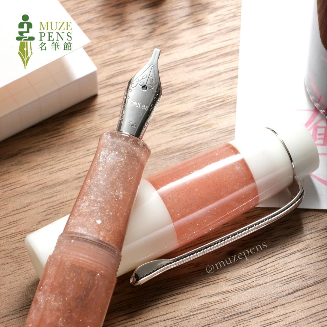 Opus88 Koloro Eyedropper Fountain Pen － Pink