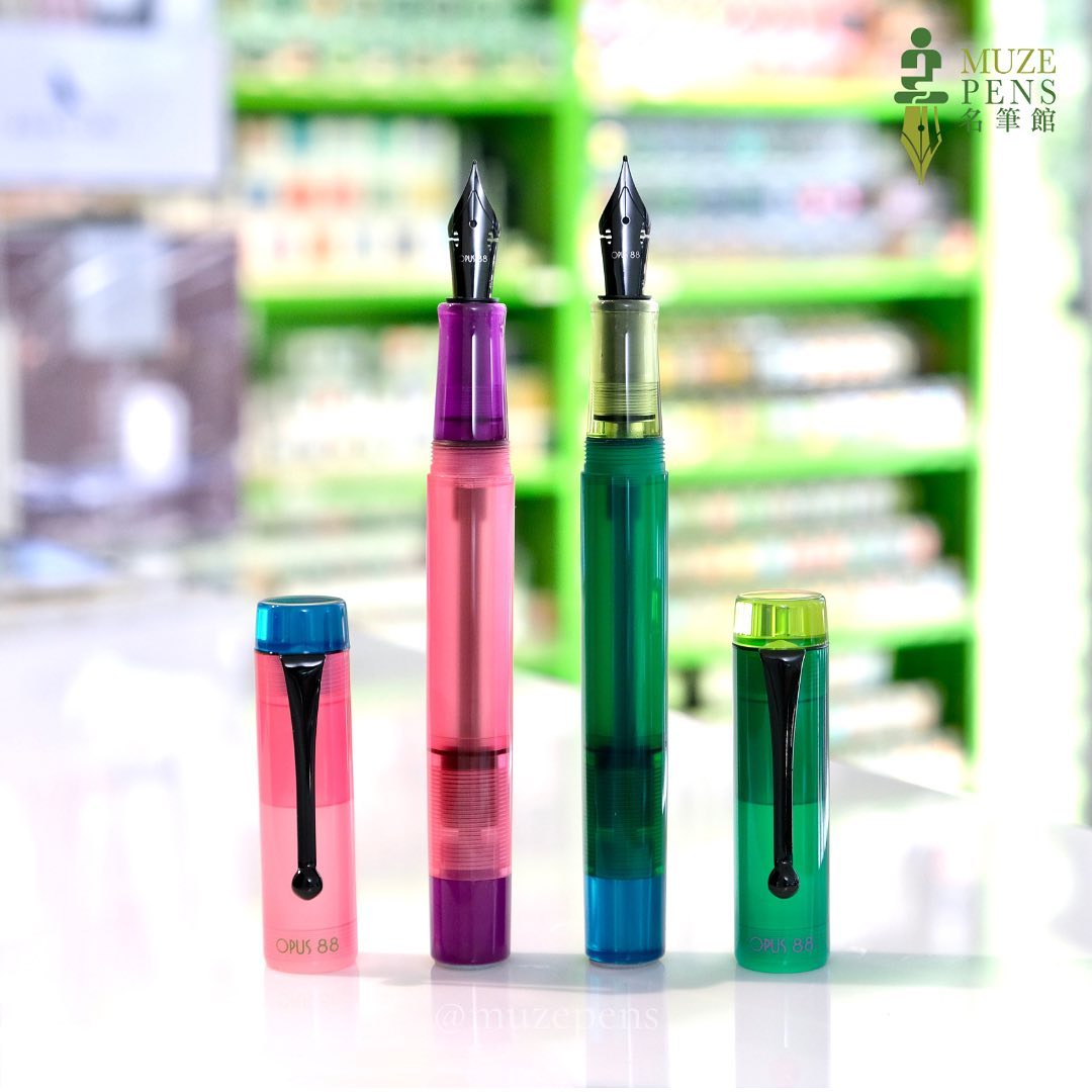 Opus 88 Demo Eyedropper Fountain Pen － Green (Limited Edition)