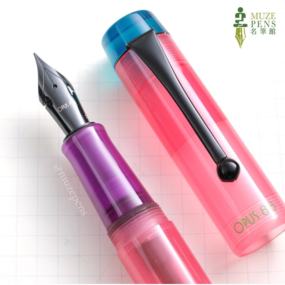 Opus 88 Demo Eyedropper Fountain Pen － Pink (Limited Edition)
