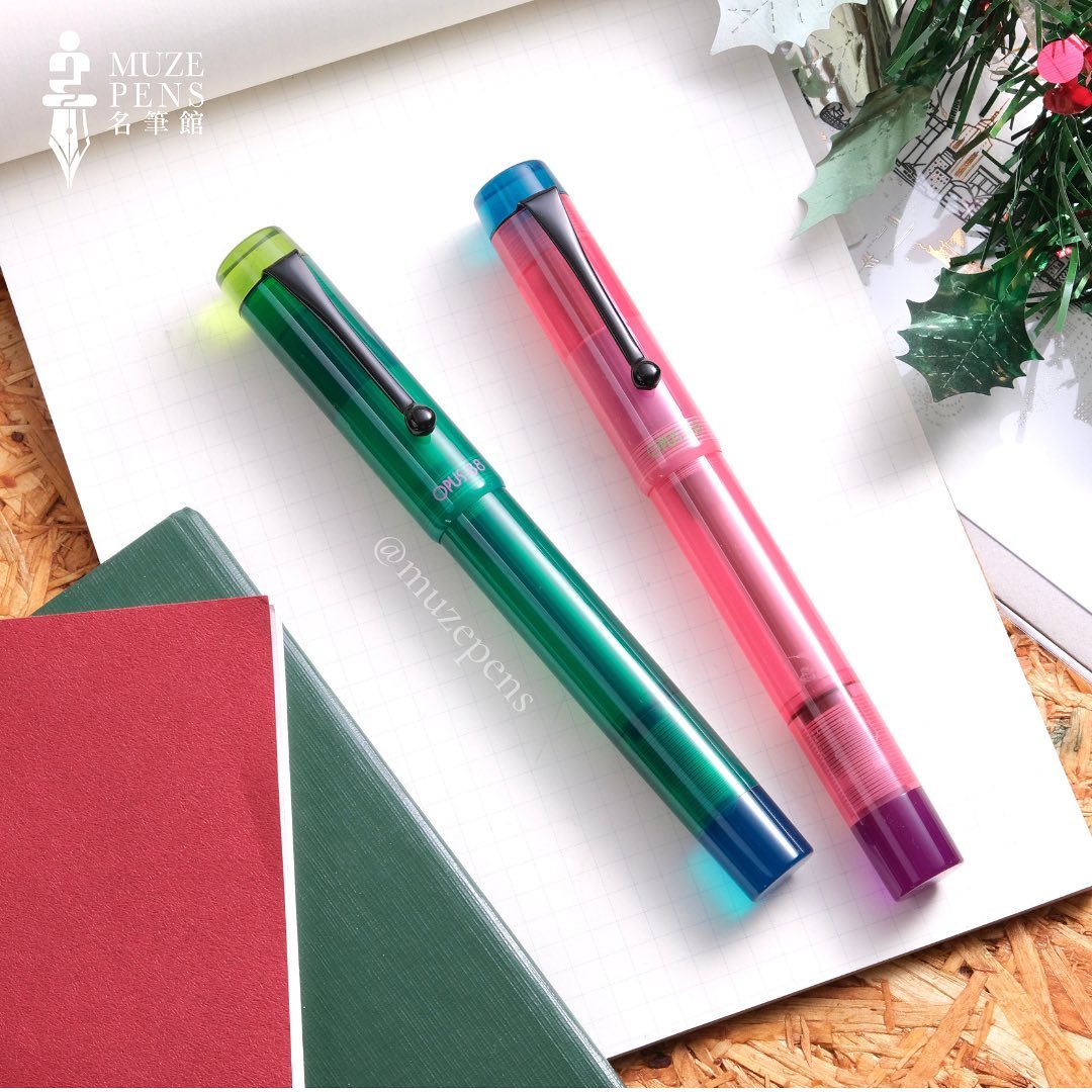 Opus 88 Demo Eyedropper Fountain Pen － Green (Limited Edition)