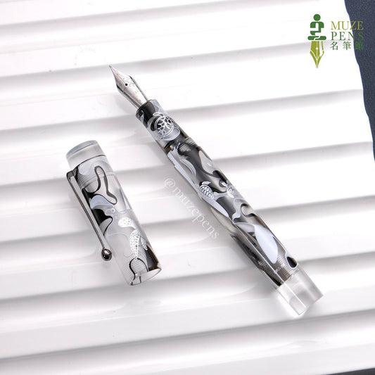 Opus 88 Ocean Demo Eyedropper Fountain Pen － Sea Turtle