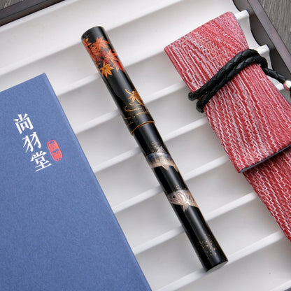 Fine Writing Int. Maki-e Fountain Pen － Formosan Salmon (Limited Edition)