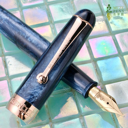 Penlux x Muze Pens Masterpiece Delgado Fountain Pen - Galaxy (2024 Manila Pen Show Limited Edition)
