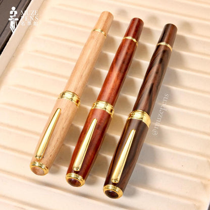 Tenny Coronation Fountain Pen - Taiwanese Camphorwood (台灣牛樟)