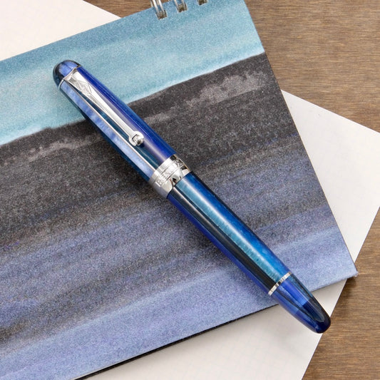 Penlux Masterpiece Delgado Fountain Pen - Gladius Blue