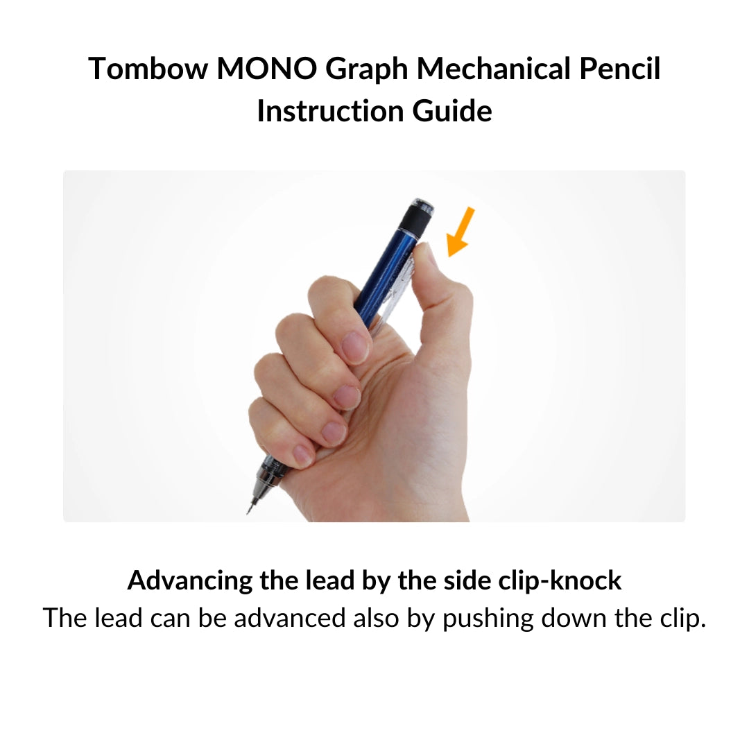 Tombow MONO Graph 0.5mm Mechanical Pencil - Neutral Colors - Matte Grey