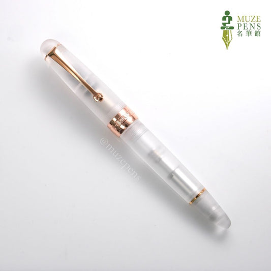Penlux Masterpiece Delgado Demo Matte Fountain Pen - Rose Gold