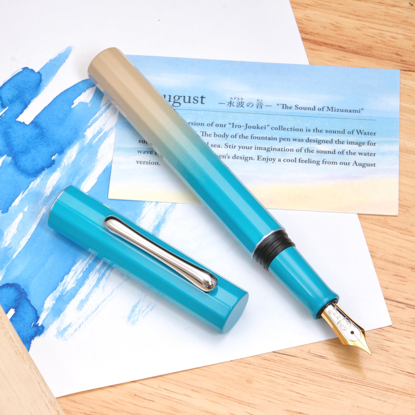 TACCIA Iro-joukei Urushi Fountain Pen - The Sound of Mizunami (Limited Edition)