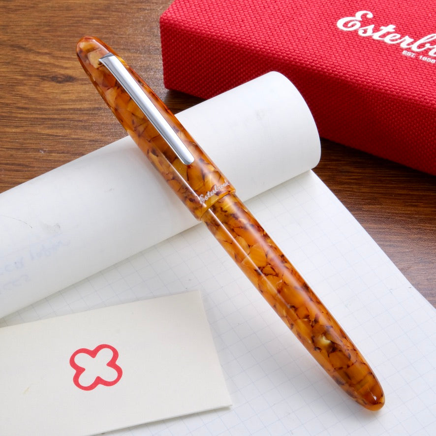 Esterbrook Estie Fountain Pen - Honeycomb (Chrome Trim)