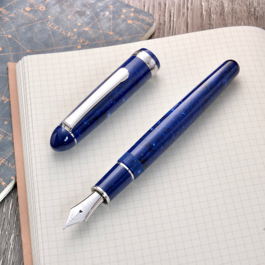 Platinum 3776 Celluloid Fountain Pen - Midnight Ocean