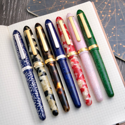 Platinum 3776 Celluloid Fountain Pen - Midnight Ocean