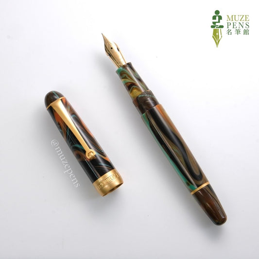 Penlux Masterpiece Delgado Fountain Pen - Peacock