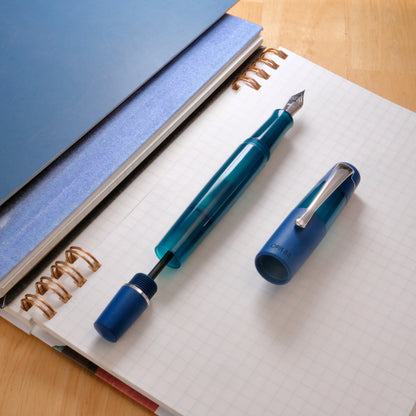Opus 88 Koloro Eyedropper Fountain Pen - Blue