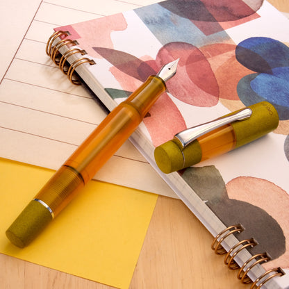 Opus 88 Koloro Eyedropper Fountain Pen - Orange