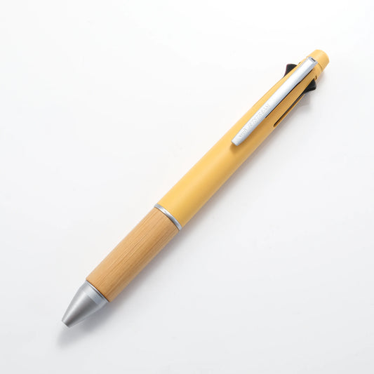 UNI Jetstream 4+1 Bamboo Ballpoint + Mechanical Pencil -  Yellow