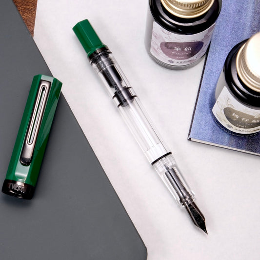 TWSBI ECO Fountain Pen - Irish Green with Onyx