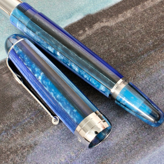 Penlux Masterpiece Delgado Fountain Pen - Gladius Blue