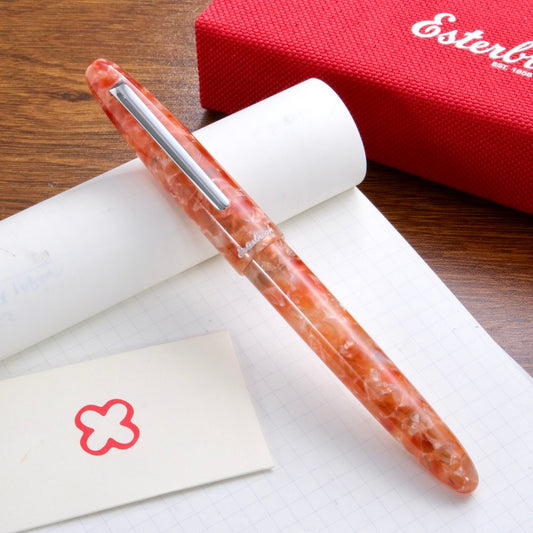 Esterbrook Estie Fountain Pen - Petrified Forest (Chrome Trim)