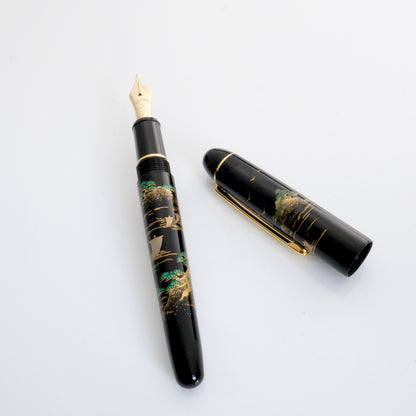 Platinum 3776 Century Urushi Maki-E Fountain Pen - Sansui