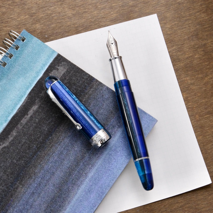 Penlux Masterpiece Delgado Fountain Pen - Gladius Blue