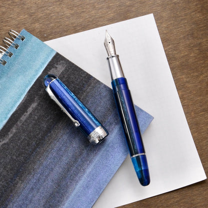 Penlux Masterpiece Delgado Fountain Pen - Gladius Blue