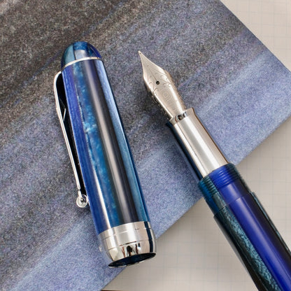 Penlux Masterpiece Delgado Fountain Pen - Gladius Blue