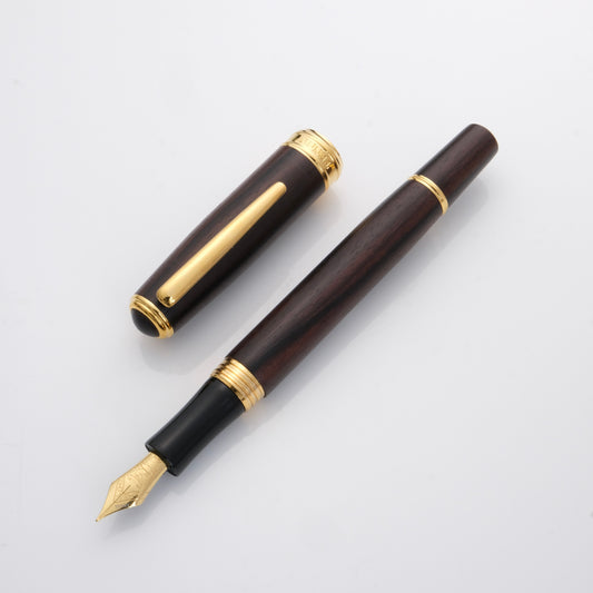 Tenny Coronation Fountain Pen - African Mahogany (非洲紅檀)