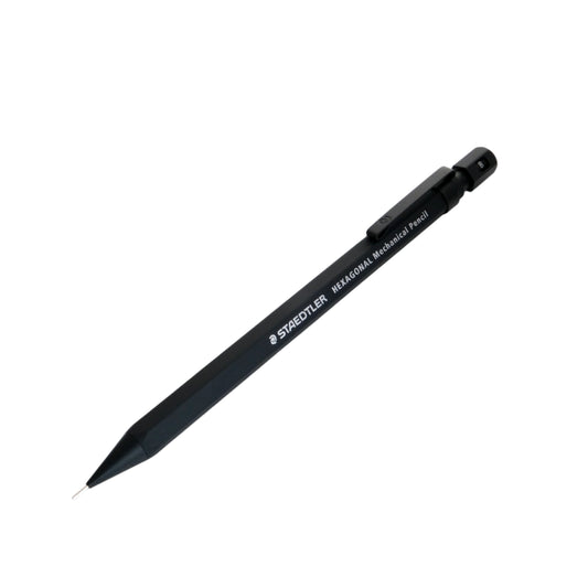 STAEDTLER Hexagonal 0.5mm Mechanical Pencil - Clean Black 施德樓 六角鉛芯筆 - 啞黑
