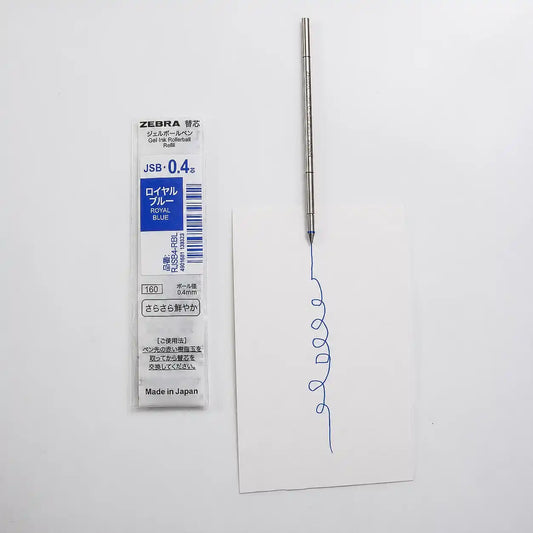 Zebra JSB 0.4mm Gel Pen Refill - Royal Blue