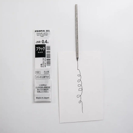 Zebra JSB 0.4mm Gel Pen Refill - Black