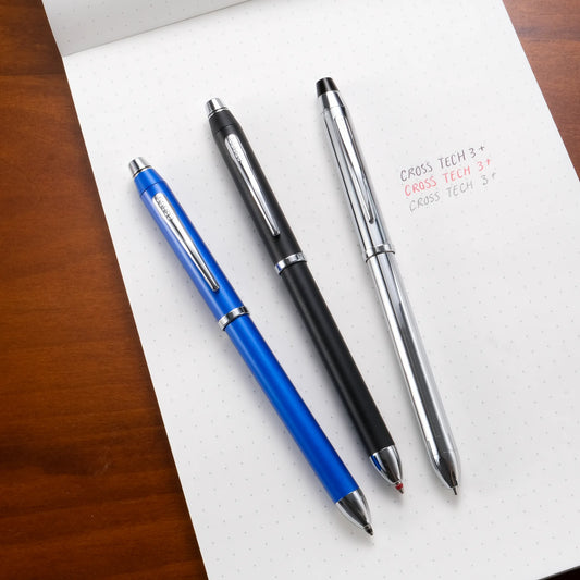 Cross Tech3+ Multifunction Pen - Lustrous Chrome