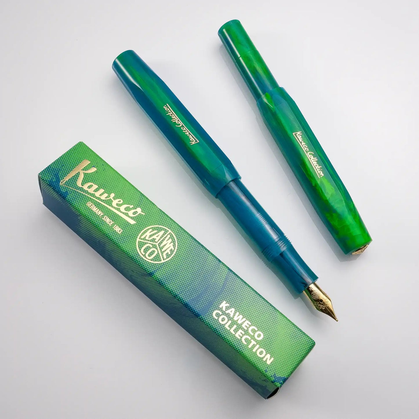 Kaweco Collection Sport Fountain Pen - Marble Ocean