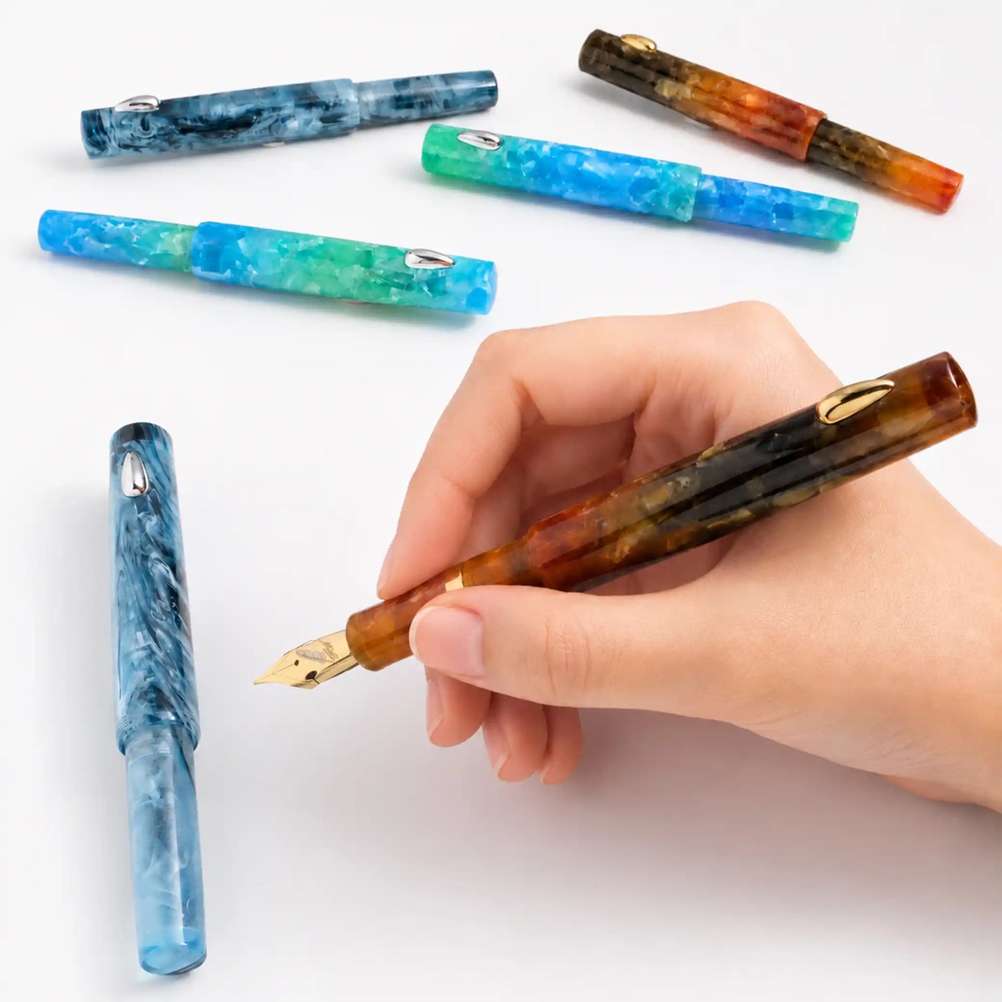 Fine Writing International Pencket V2 Fountain Pen - Swamp Fog