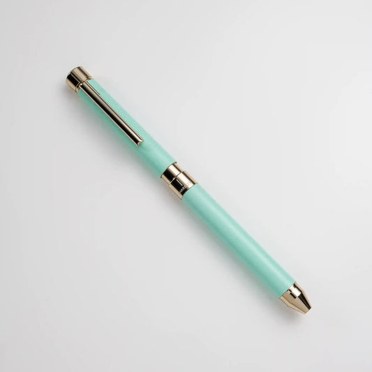 Zebra Sharbo X Customizable Multi-Pen Body - SL6 Leather Mint Green