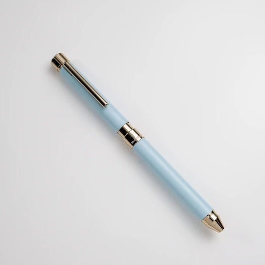 Zebra Sharbo X Customizable Multi-Pen Body - SL6 Leather Pale Blue