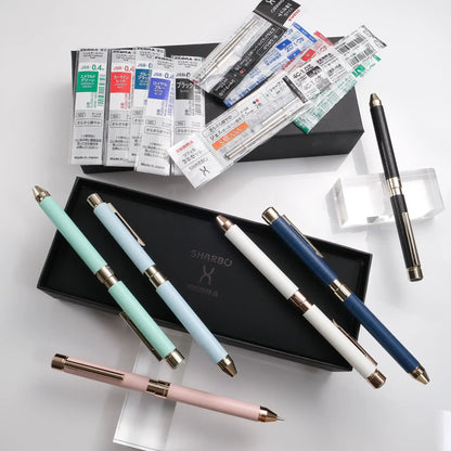 Zebra Sharbo X SL6 Customizable Multi-Pen Body - Leather Navy