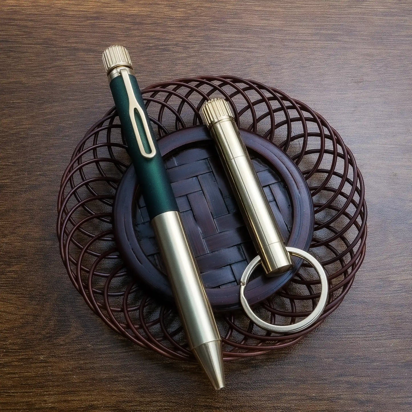 SAKURA craft_lab 001 & Original Key Ring Limited Set - Green Black