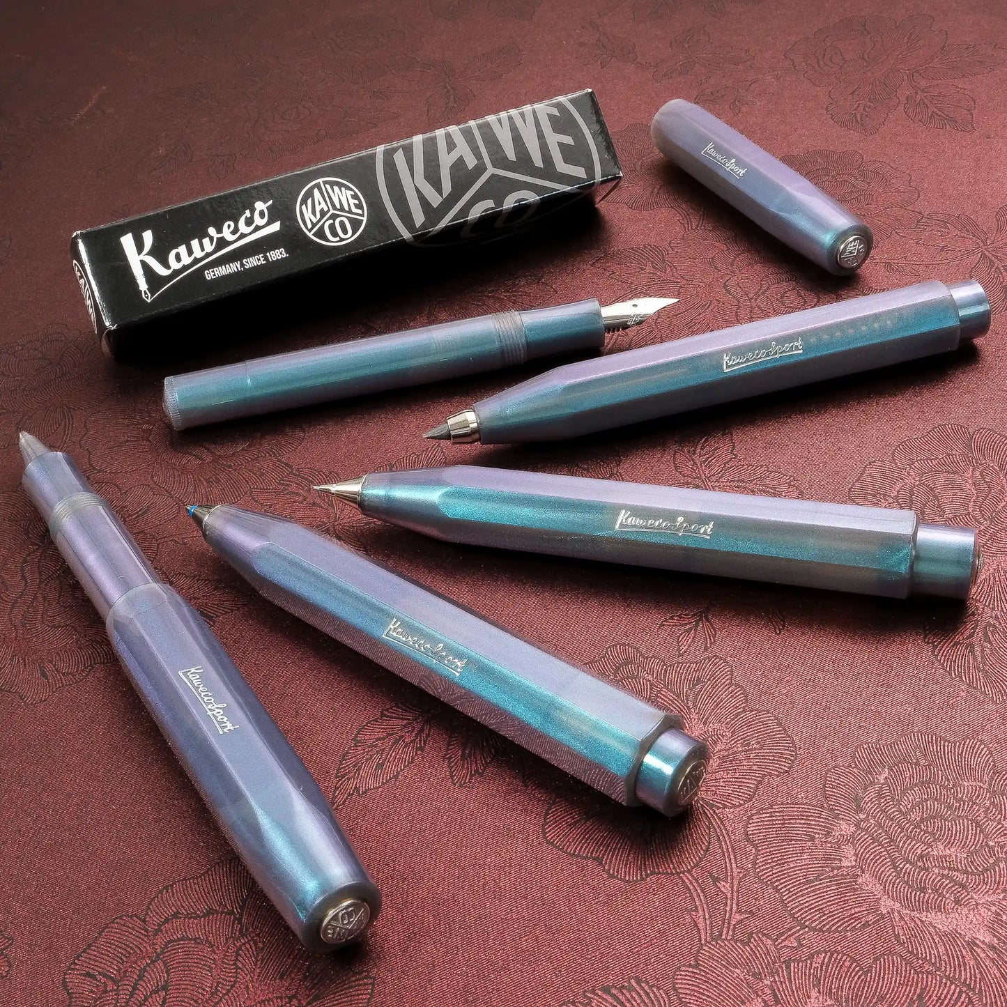 Kaweco LUNAR SPORT Fountain Pen - Shadow Blue