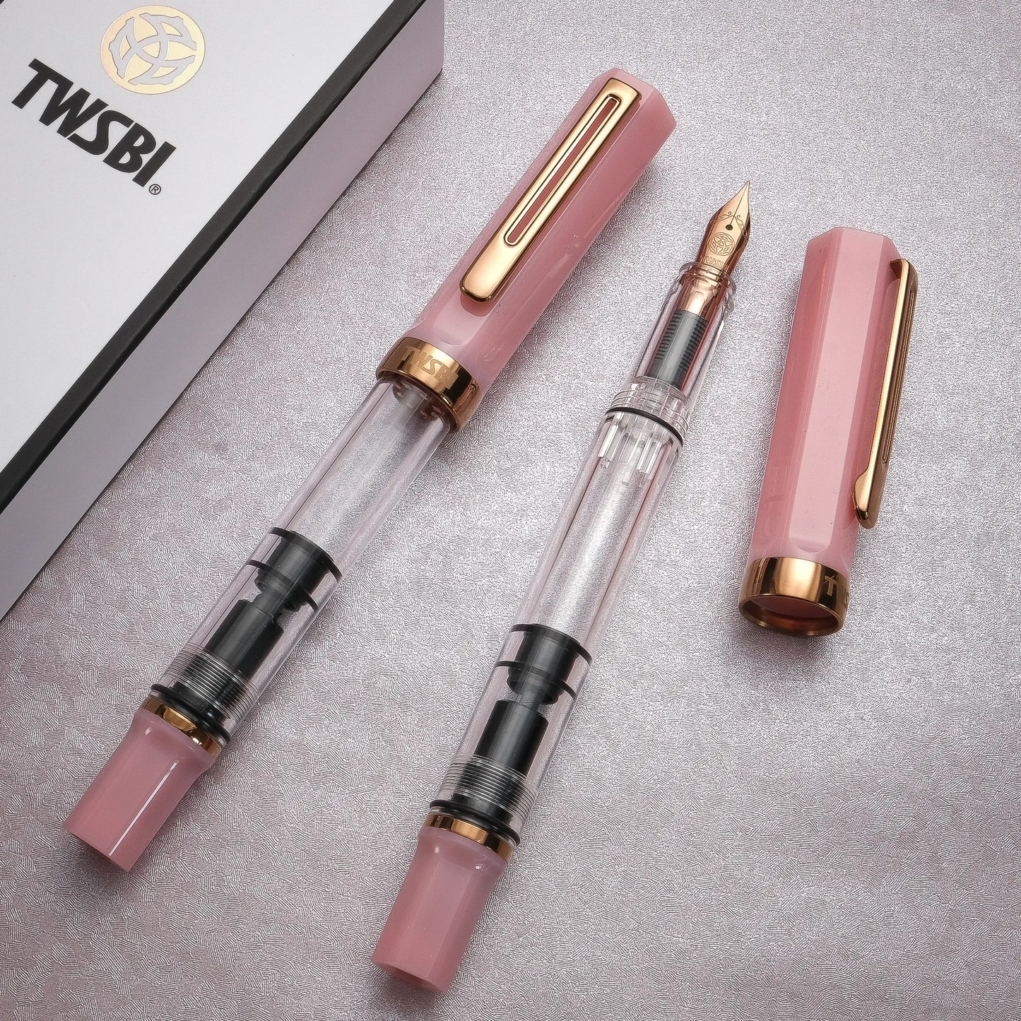 TWSBI ECO Fountain Pen -  Pink Lemonade with Bronze