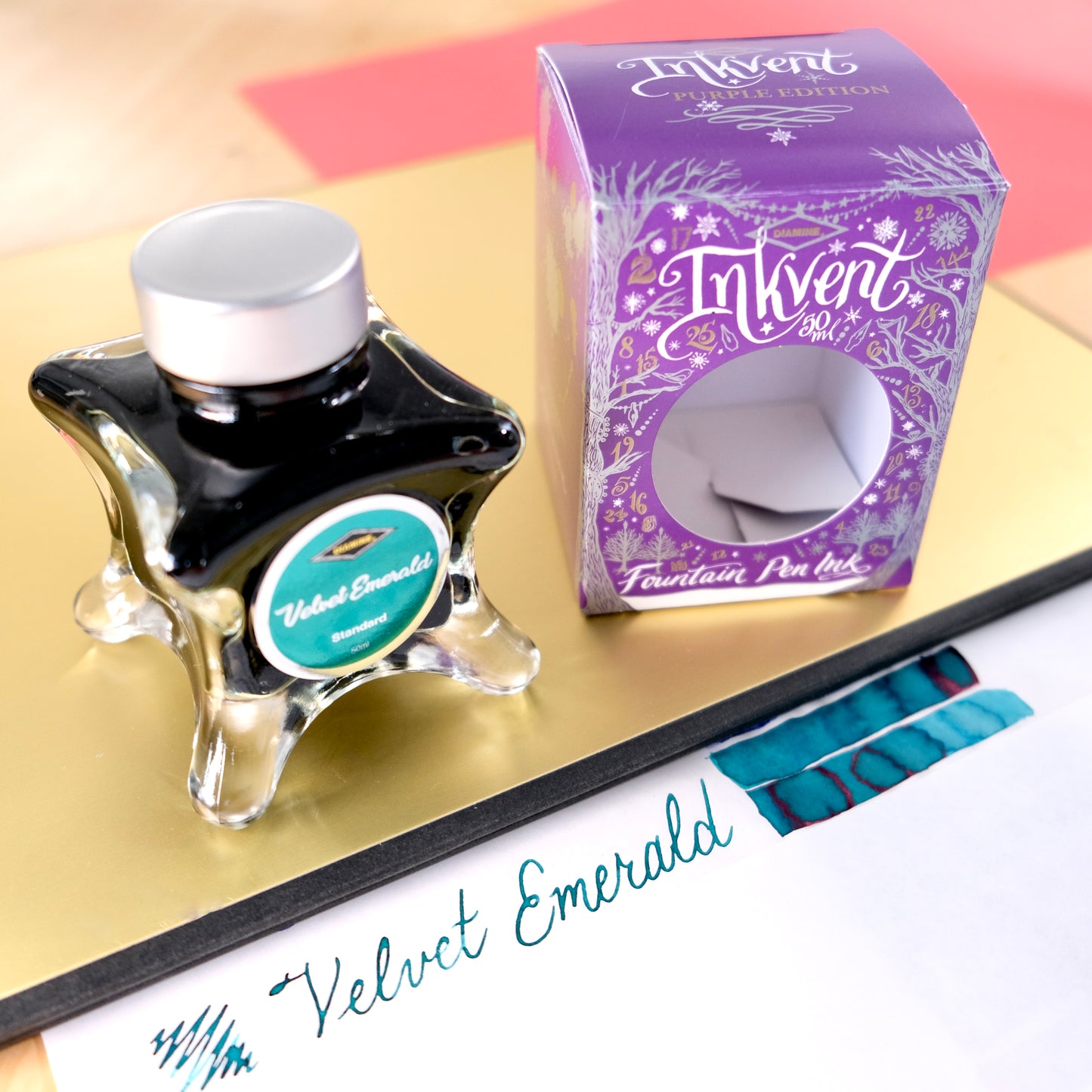 Diamine Ink-vent Purple Edition 2023 Fountain Pen Ink - Velvet Emerald