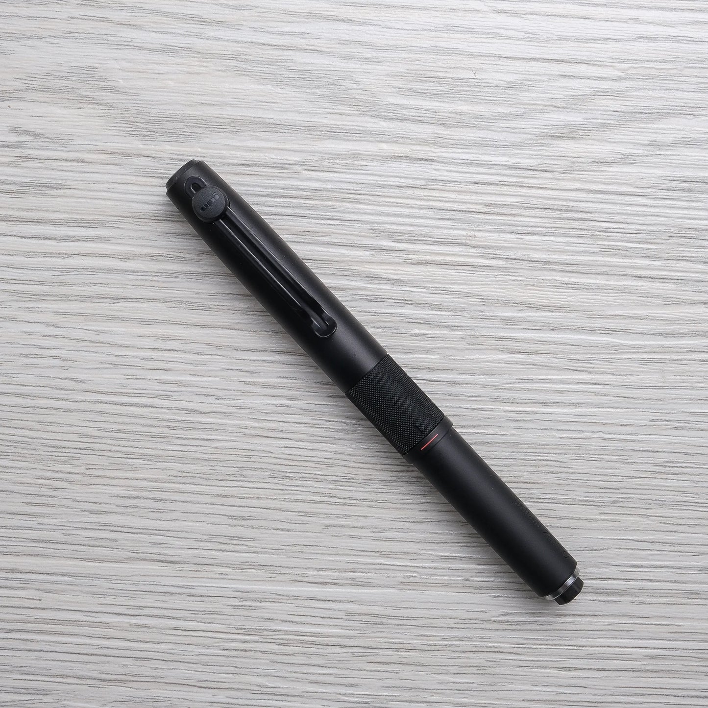 Uni-ball Zento Signature Retractable 3-Color Ballpoint Pen, Matte Black 0.5mm