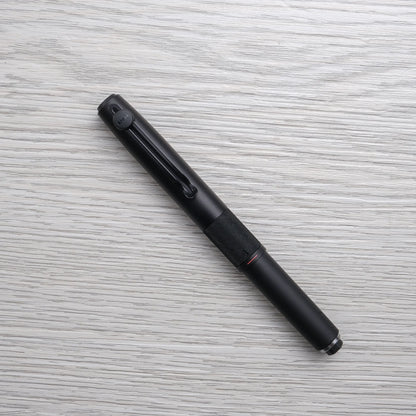 Uni-ball Zento Signature Retractable 3-Color Ballpoint Pen, Matte Black 0.5mm