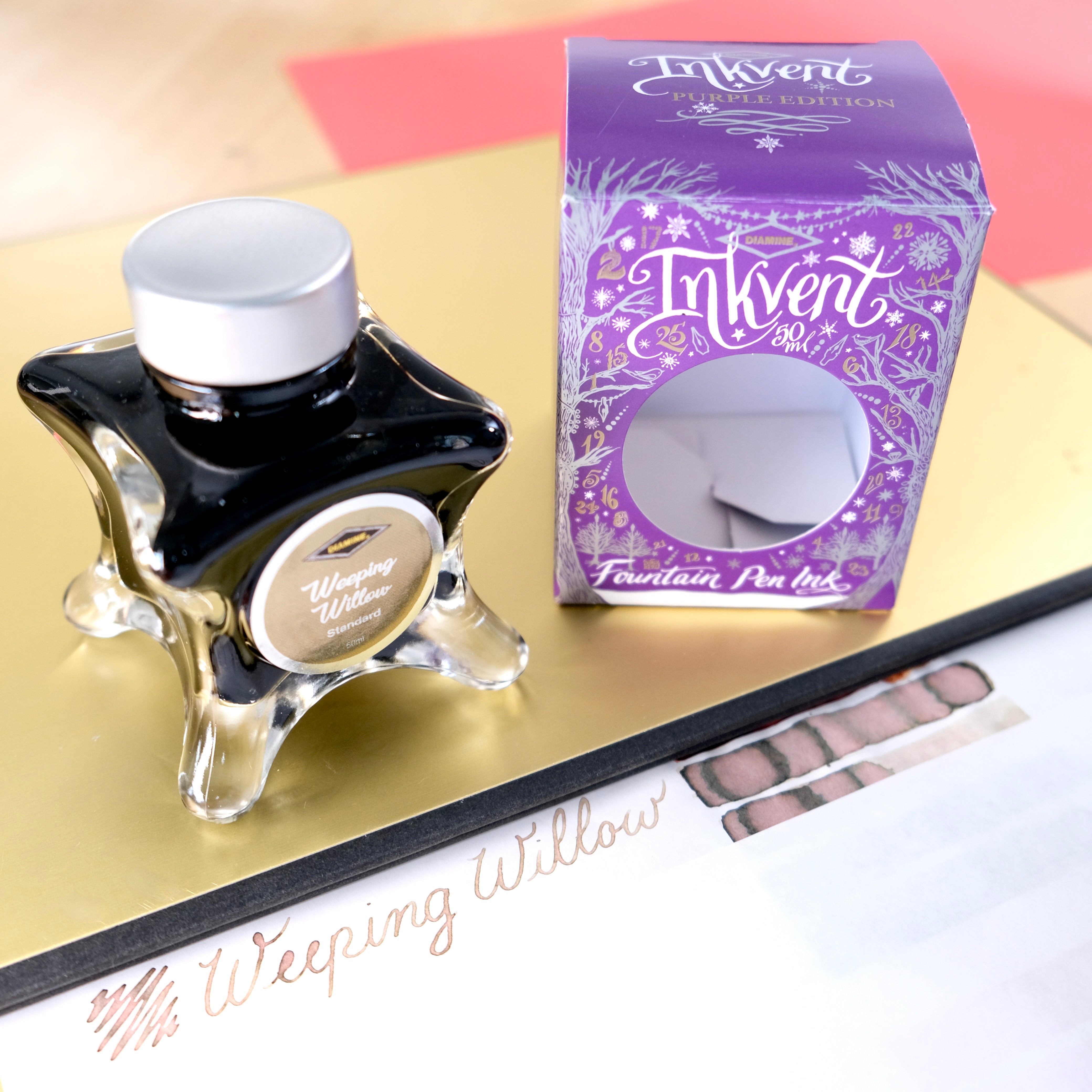 Pe Ink Diamine Ink-vent Purple Edition 2023 Fountain Pen Ink - Weeping Willow ...