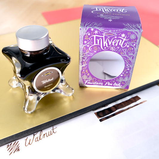 Diamine Ink-vent Purple Edition 2023 Fountain Pen Ink - Walnut